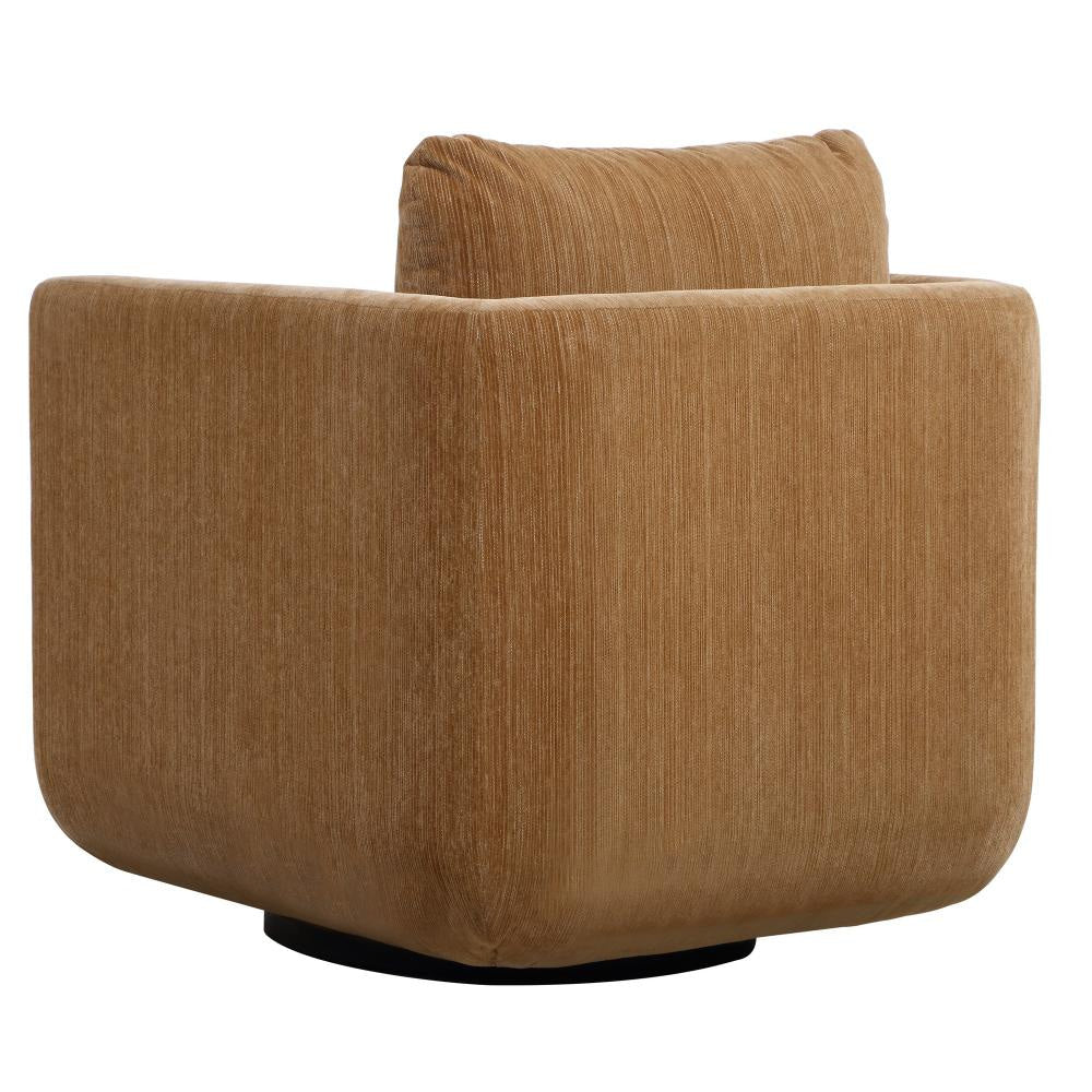 Uttermost 23878 Abound - Swivel Chair-26.5 Inches Tall and 29.5 Inches Wide Finish Color: Ginger UT-23878