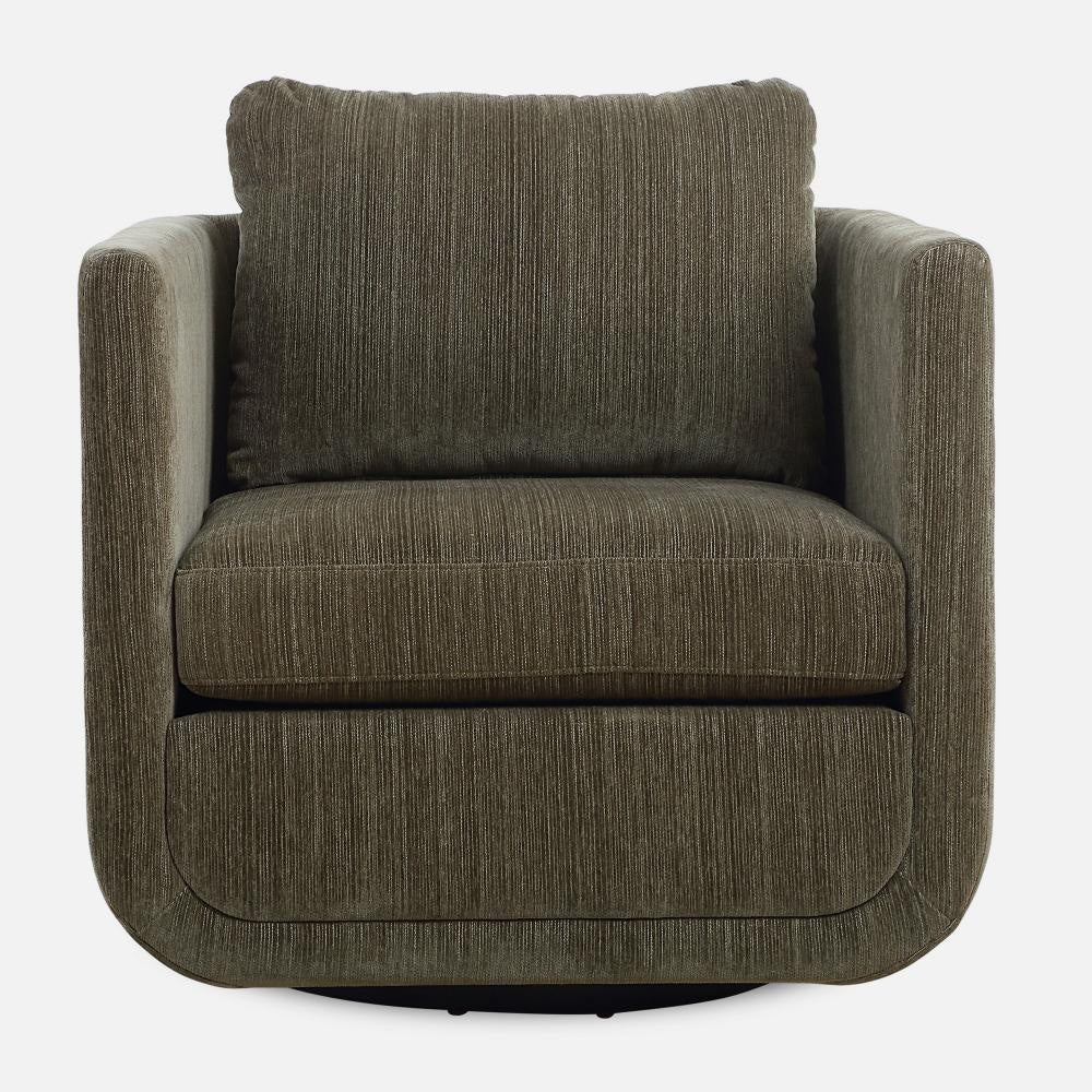 Uttermost 23879 Abound - Swivel Chair-26.5 Inches Tall and 29.5 Inches Wide Finish Color: Herb UT-23879