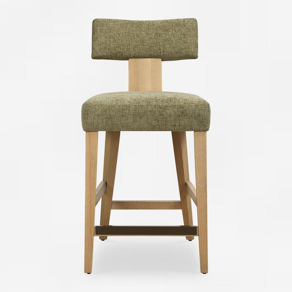 Uttermost 23884 Elysian - Counter Stool-37.5 Inches Tall and 18.5 Inches Wide Finish Color: Moss UT-23884