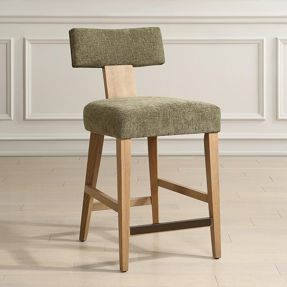 Uttermost 23884 Elysian - Counter Stool-37.5 Inches Tall and 18.5 Inches Wide Finish Color: Moss UT-23884