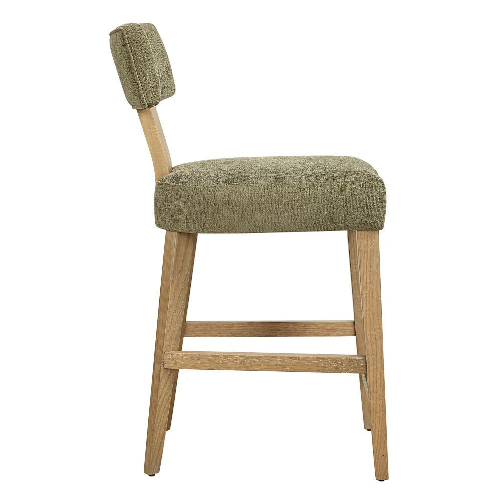 Uttermost 23884 Elysian - Counter Stool-37.5 Inches Tall and 18.5 Inches Wide Finish Color: Moss UT-23884