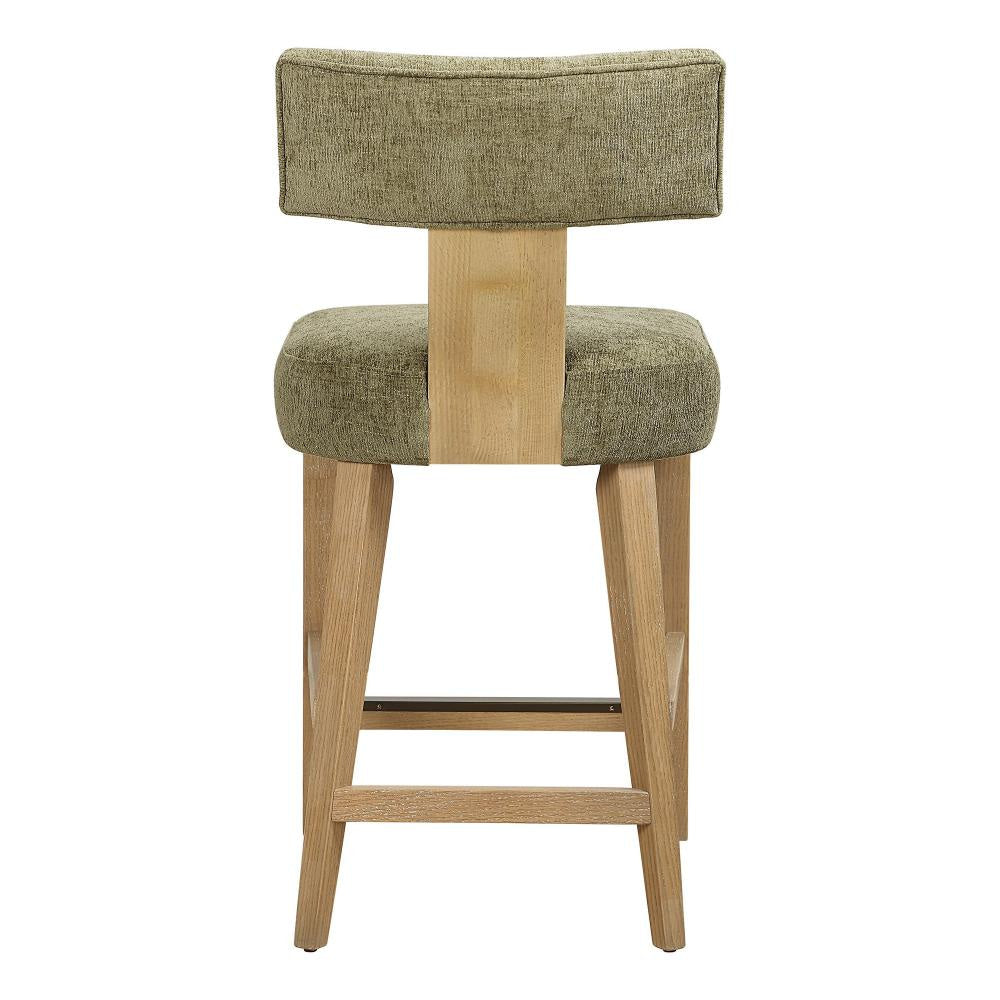 Uttermost 23884 Elysian - Counter Stool-37.5 Inches Tall and 18.5 Inches Wide Finish Color: Moss UT-23884