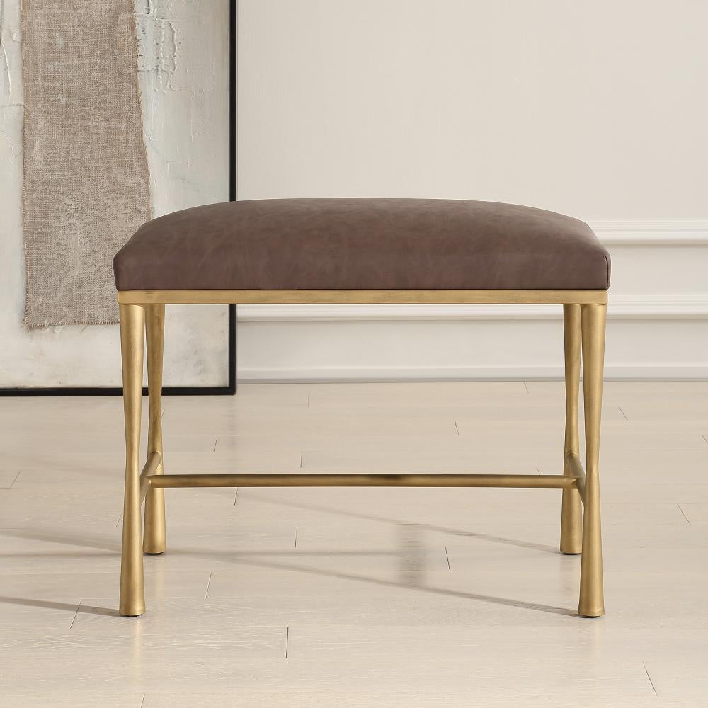 Uttermost Reform Gold Small Bench UT-23893