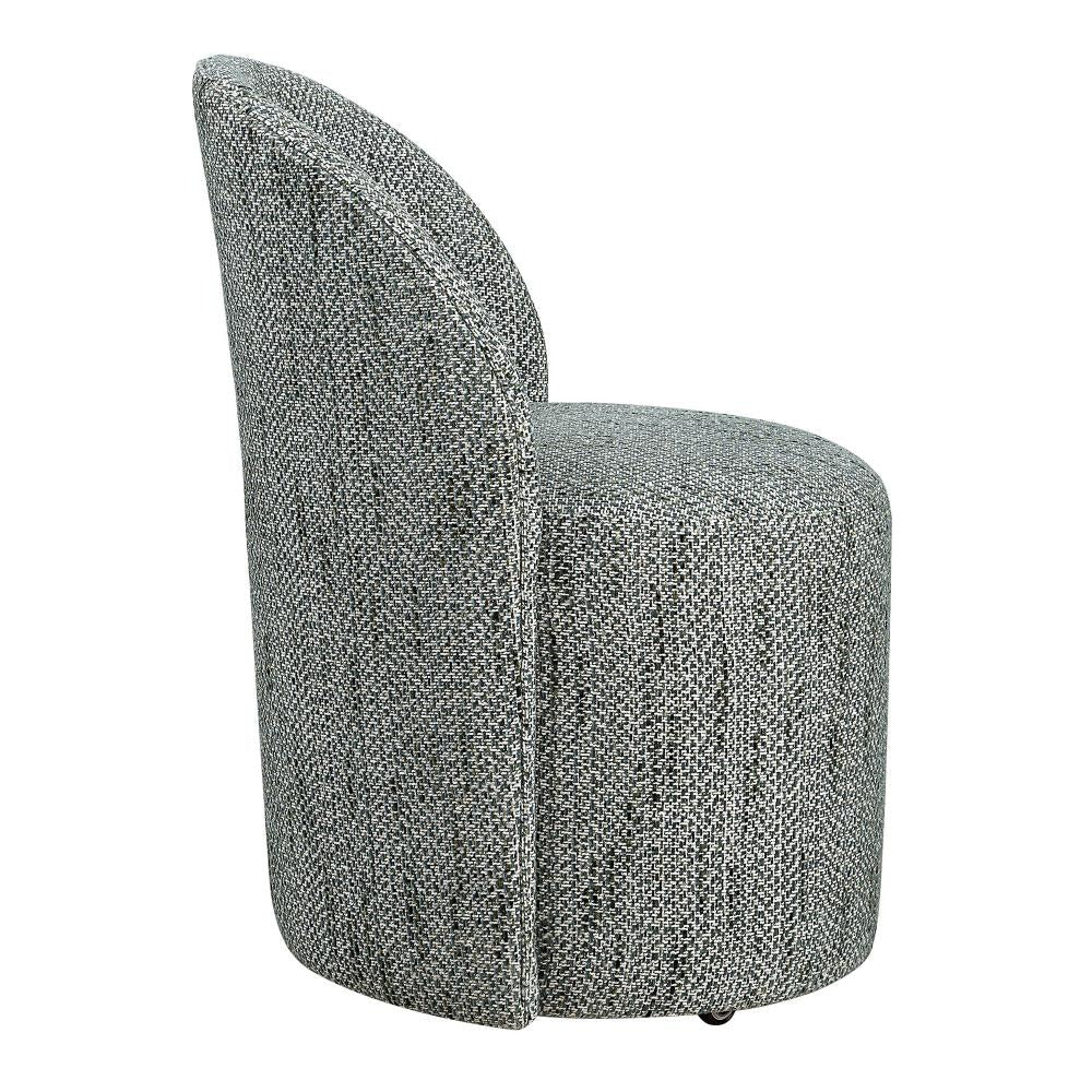 Uttermost 23902 Roll with It - Dining Chair-32 Inches Tall and 21.5 Inches Wide Finish Color: Emerald/White/Teal UT-23902