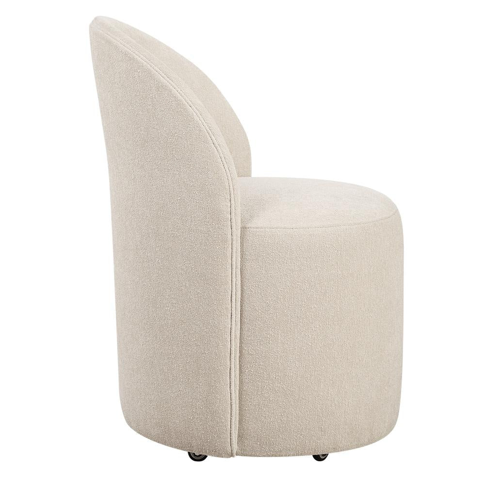 Uttermost 23903 Roll with It - Dining Chair-32 Inches Tall and 21.5 Inches Wide Finish Color: Light Sand UT-23903