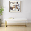 Uttermost Midas Antique Gold Bench