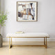 Uttermost Midas Antique Gold Bench