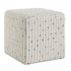 Uttermost Joie White Chenille Ottoman UT-23914