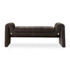 Uttermost Manson Modern Charcoal Bench UT-23915