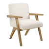 Uttermost Blakely White Dining Arm Chair