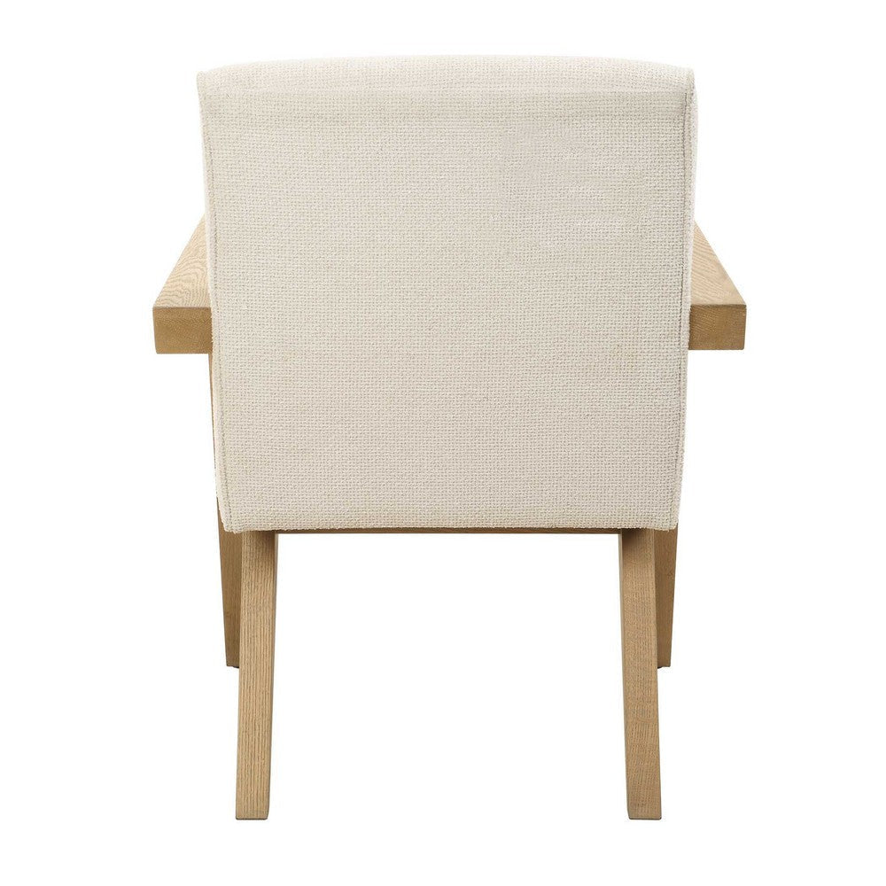 Uttermost Blakely White Dining Arm Chair UT-23916