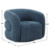 Uttermost Junie Blue Swivel Barrel Chair UT-23918