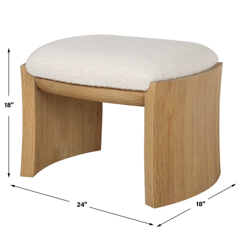 Uttermost Port Natural Small Bench