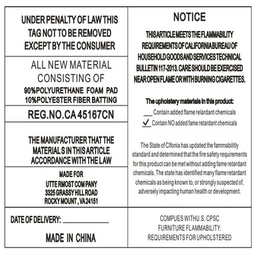 Uttermost Port Natural Small Bench