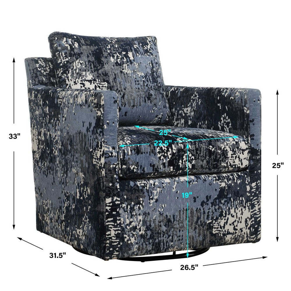 Uttermost Tisdell Patterned Swivel/Glider UT-23923