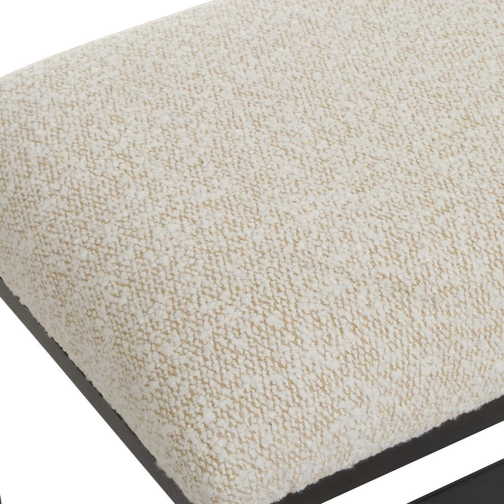 Uttermost Halston Upholstered White Bench UT-23925
