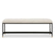 Uttermost Halston Upholstered White Bench
