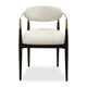 Uttermost Moxie White Dining Arm Chair