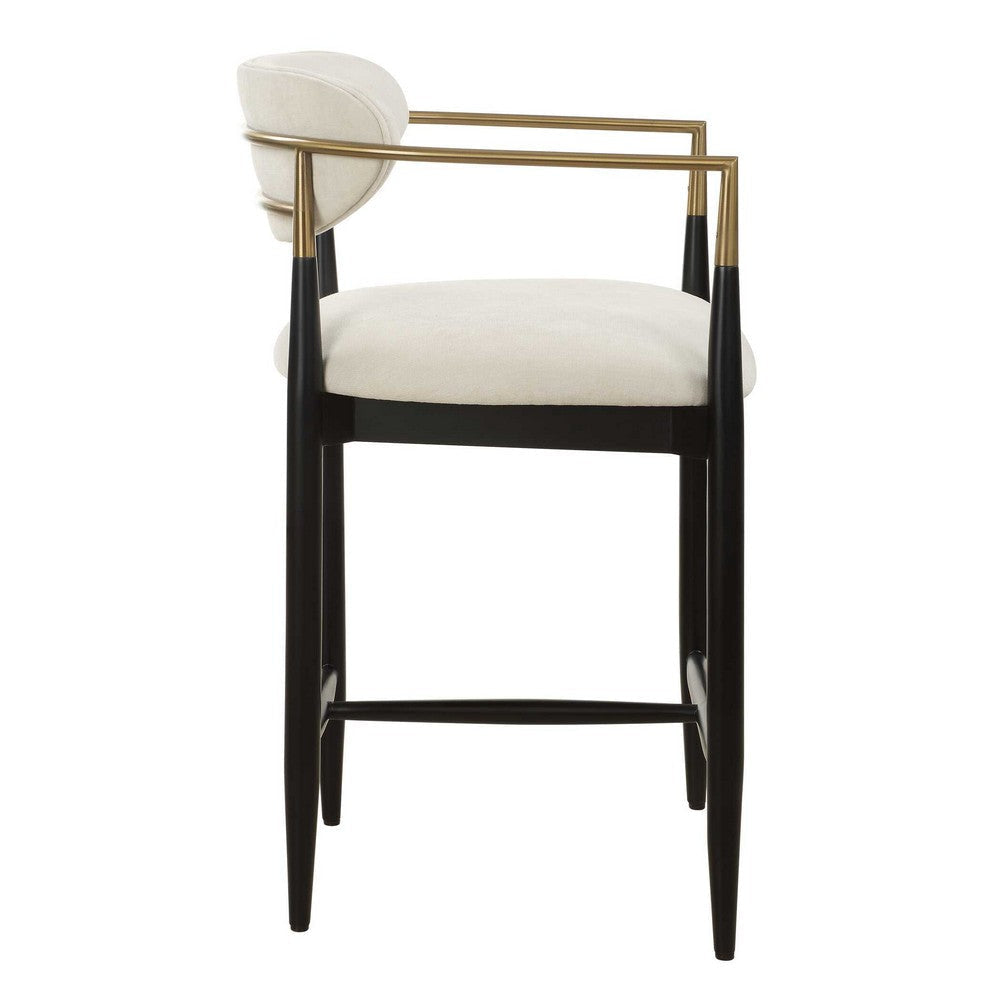 Uttermost Moxie White Counter Stool UT-23928