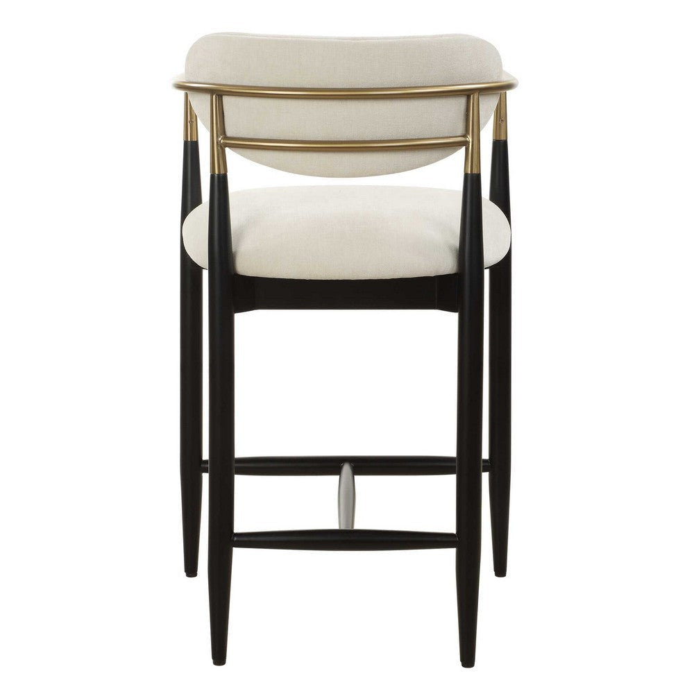 Uttermost Moxie White Counter Stool UT-23928