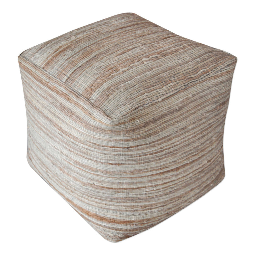 Shiro - 18 Inch Pouf Ottoman - 18 inches wide by 18 inches deep