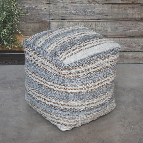 Mesick - 18 inch Pouf - 18 inches wide by 18 inches deep