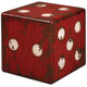 Dice - 18.75 inch Accent Table - 18.75 inches wide by 18.75 inches deep