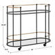 Uttermost Andre Iron Bar Cart UT-24186