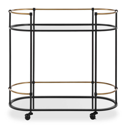 Uttermost Andre Iron Bar Cart