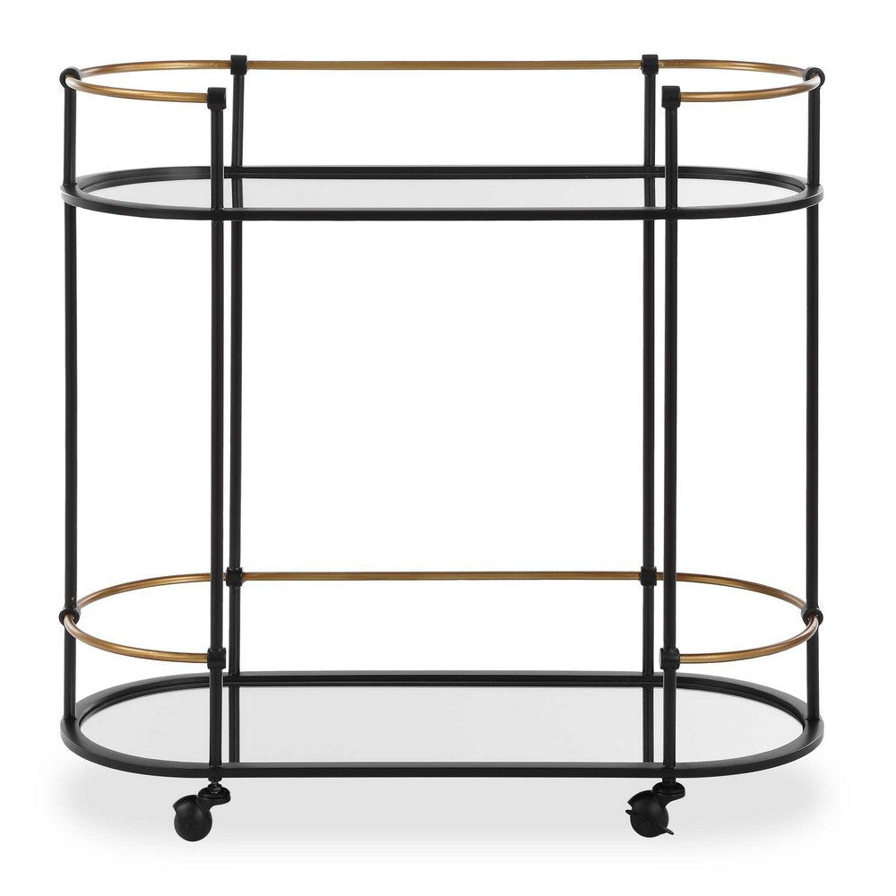 Uttermost Andre Iron Bar Cart