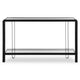 Uttermost Shadow Black Iron Console Table UT-24233