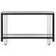 Uttermost Shadow Black Iron Console Table UT-24233