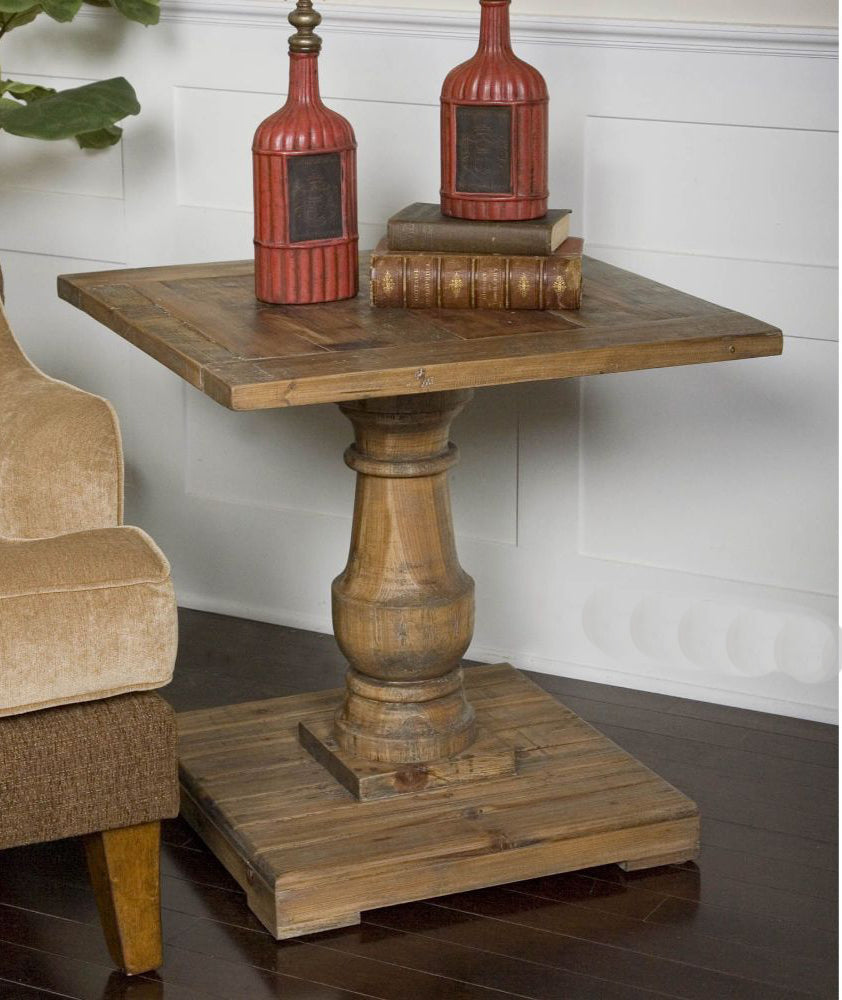 Uttermost Stratford Pedestal End Table By Casagear Home