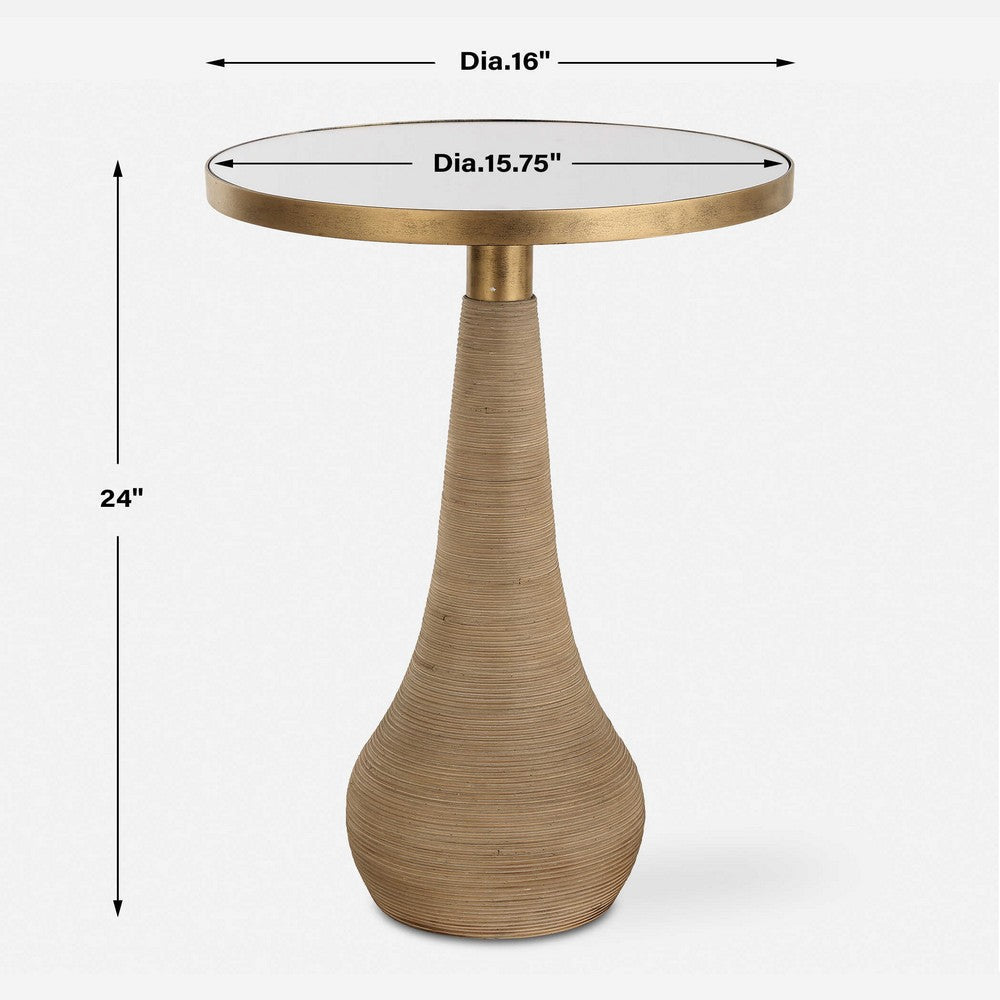 Uttermost Terra Brass Accent Table