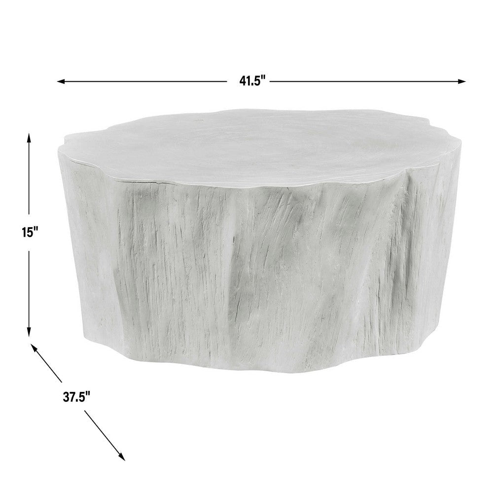 Uttermost Woods Edge White Coffee Table