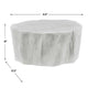 Uttermost Woods Edge White Coffee Table