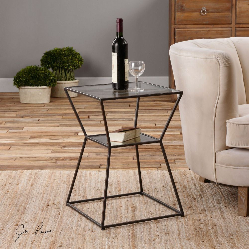 Uttermost Auryon Iron Accent Table By Casagear Home UT-24438