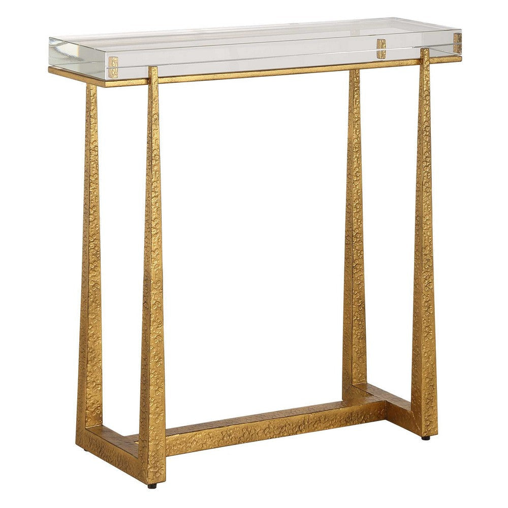 Uttermost Midas Thick Crystal Accent Table UT-24839