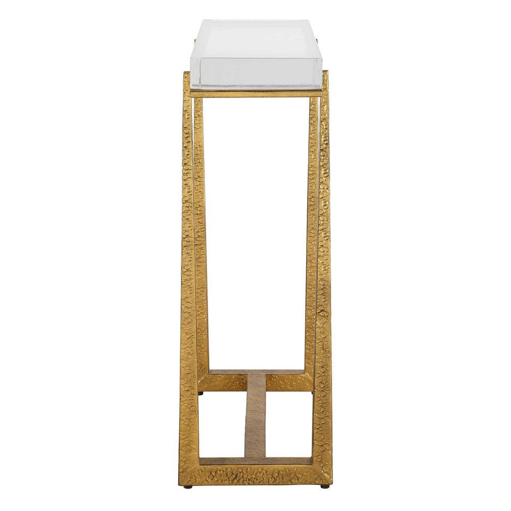 Uttermost Midas Thick Crystal Accent Table UT-24839