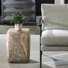 Uttermost Loophole Bleached Wash Accent Stool UT-24901