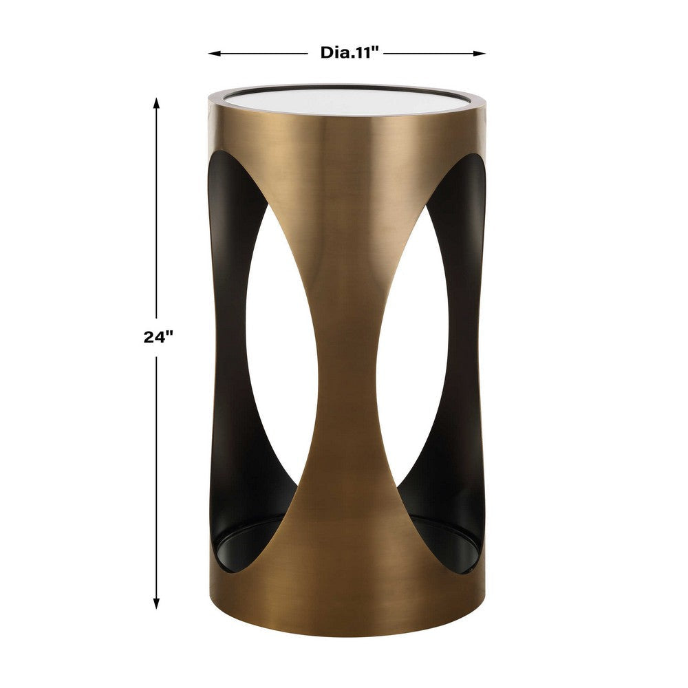 Uttermost Achilles Brass Drink Table UT-24905