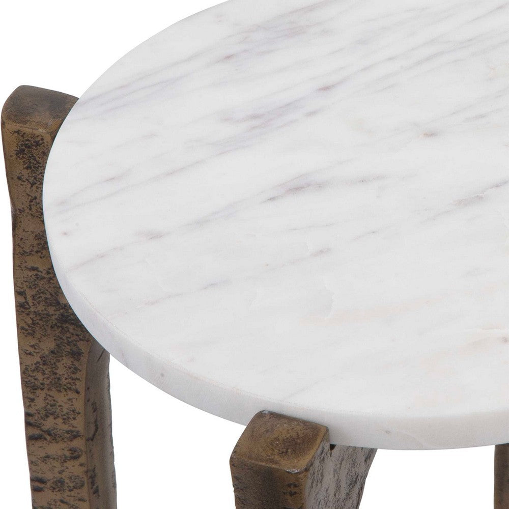 Uttermost Vivi Marble Drink Table UT-24933