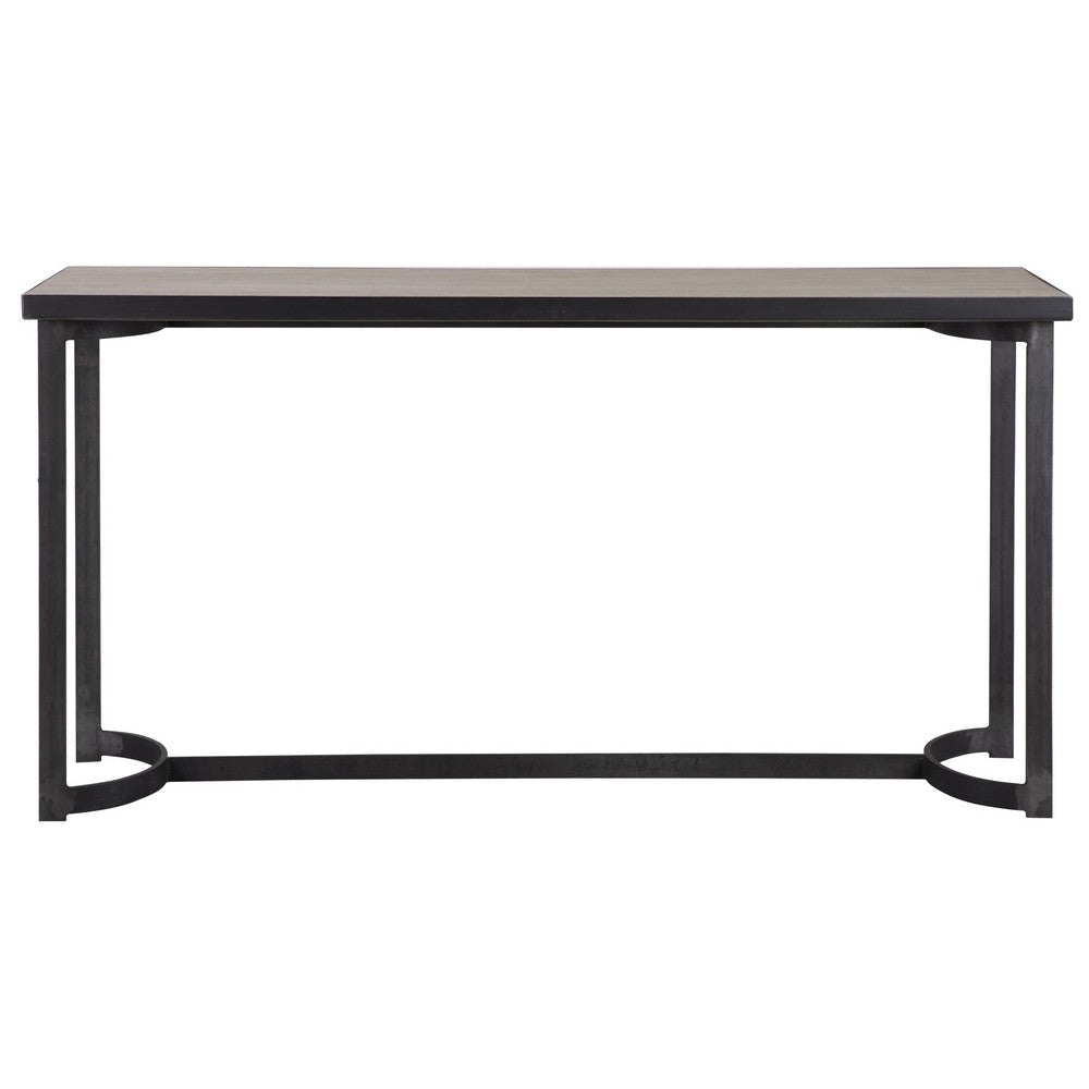 Uttermost Basuto Steel Console Table By Casagear Home