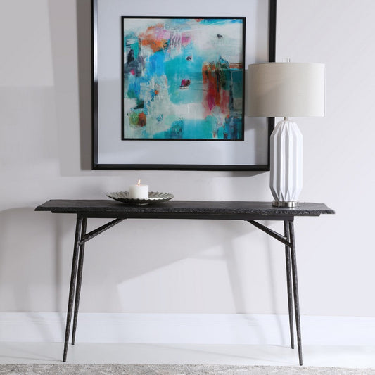 Uttermost Kaduna Slate Console Table By Casagear Home UT-24953