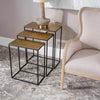 Uttermost Coreene Gold Nesting Tables Set/3 By Casagear Home UT-25050