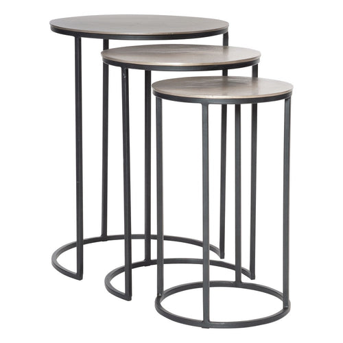 Erik - 23.7 inch Metal Nesting Tables (Set of 3)