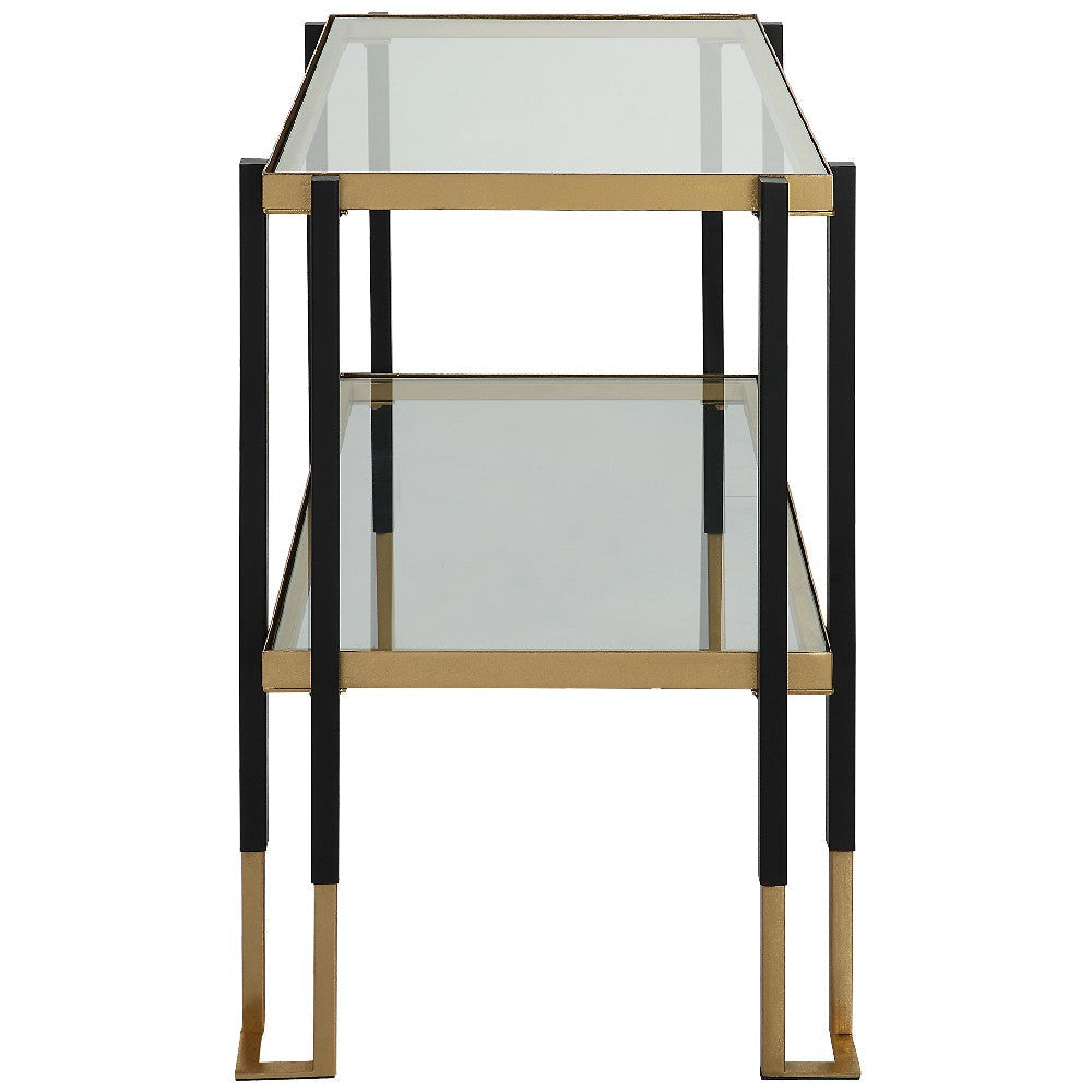 Uttermost Kentmore Glass Side Table By Casagear Home UT-25138
