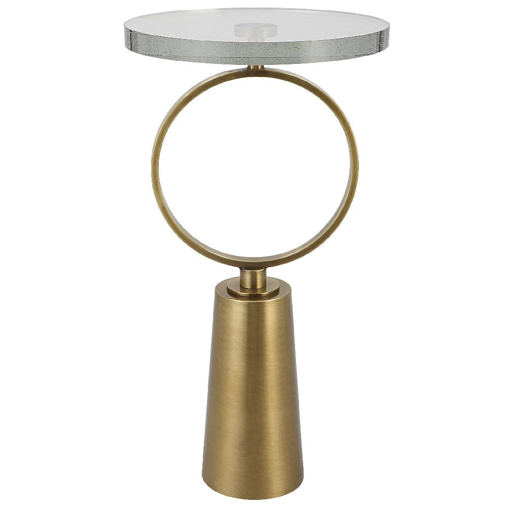 Uttermost Ringlet Brass Accent Table By Casagear Home UT-25178