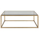 Bravura - Coffee Table-16.75 Inches Tall and 48 Inches Wide-Gold Leaf Finish
