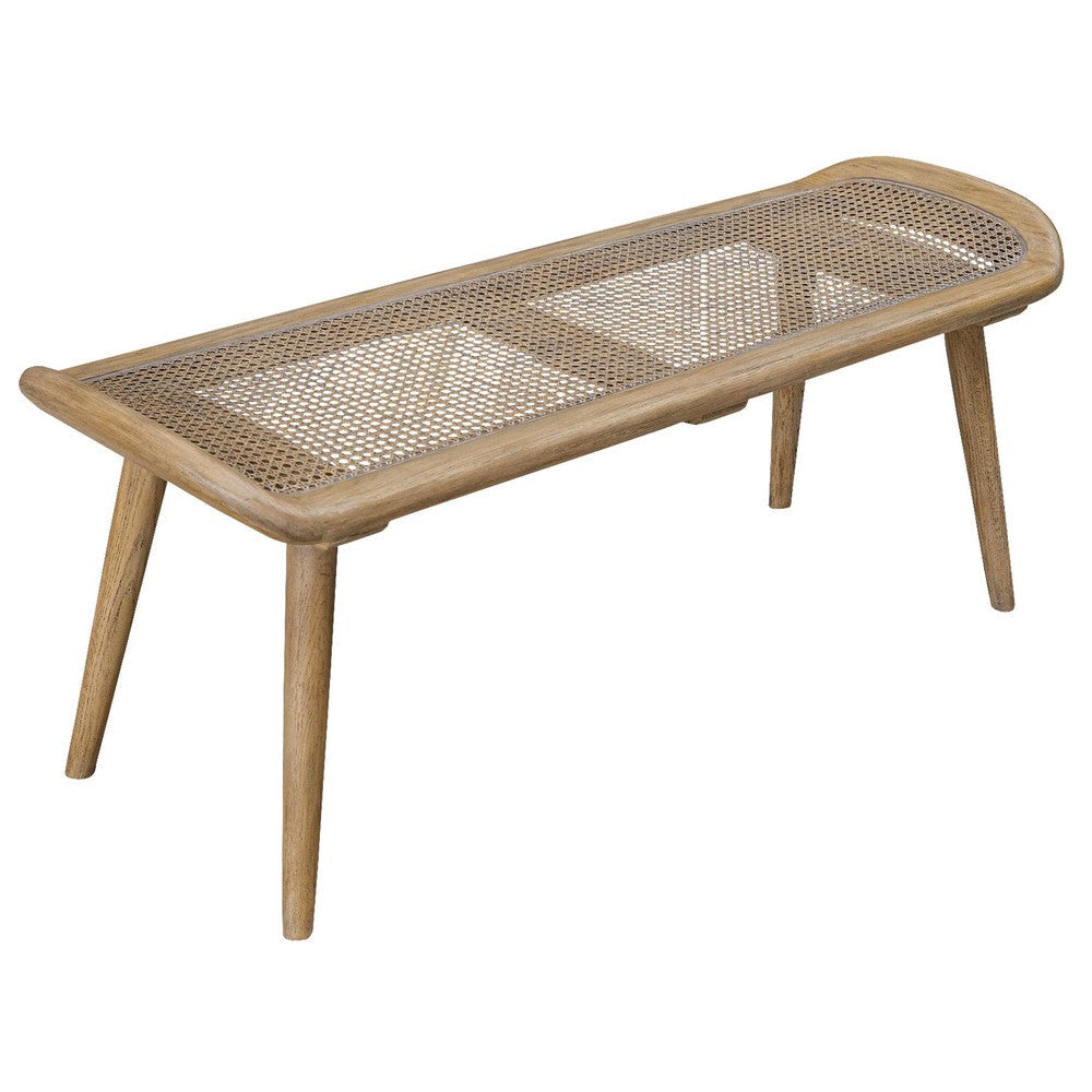 Uttermost Arne Woven Rattan Bench By Casagear Home